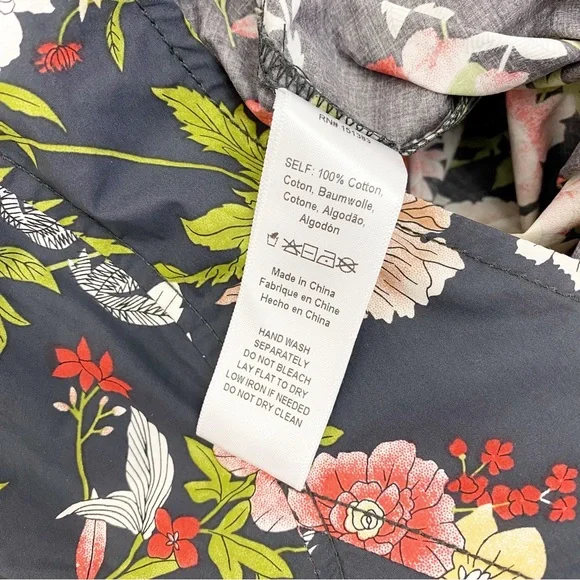 Anthropologie X Current Air Clea Wide Leg Belted Button Front Jumpsuit Floral - Picture 11 of 11